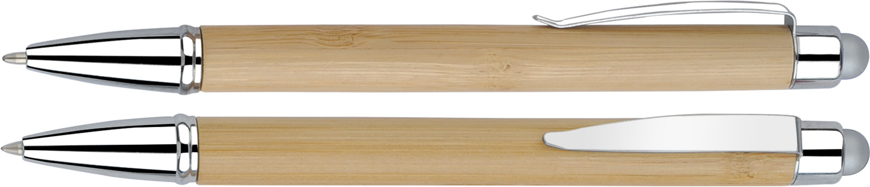 Gravírozott Bambusz golyóstoll érintőképernyős vezérléssel - Blustery – galéria